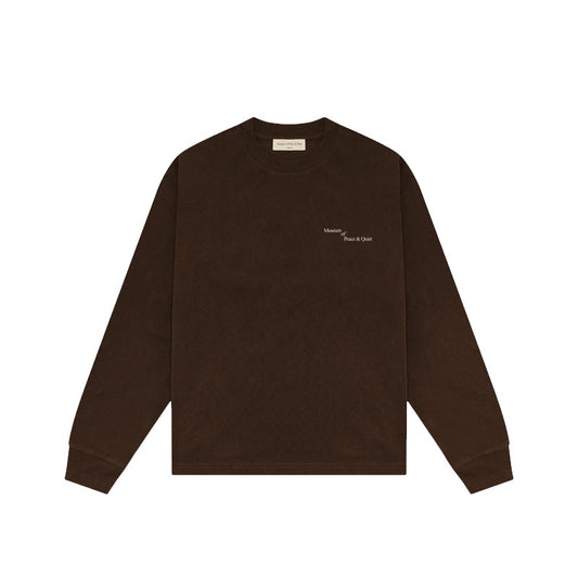 Italic LS Shirt Brown
