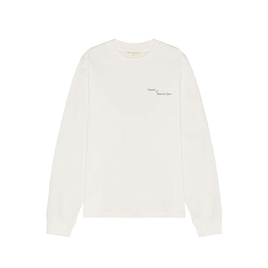 Italic LS Shirt White