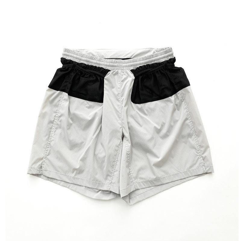 CAYL x Nylon Trail Shorts Light Grey