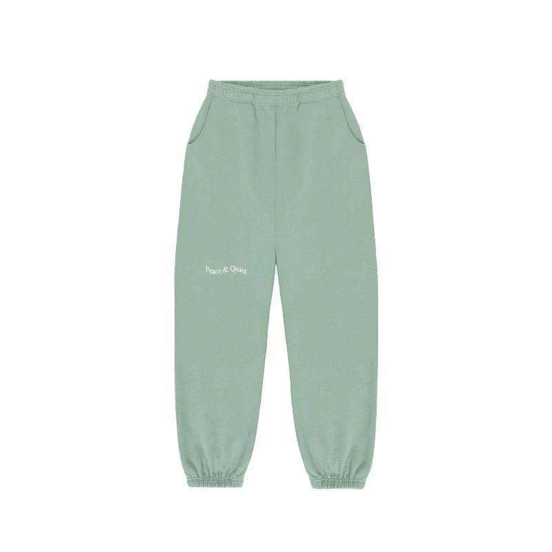MUSEUM OF PEACE & QUIET Wordmark Sweatpants Sage