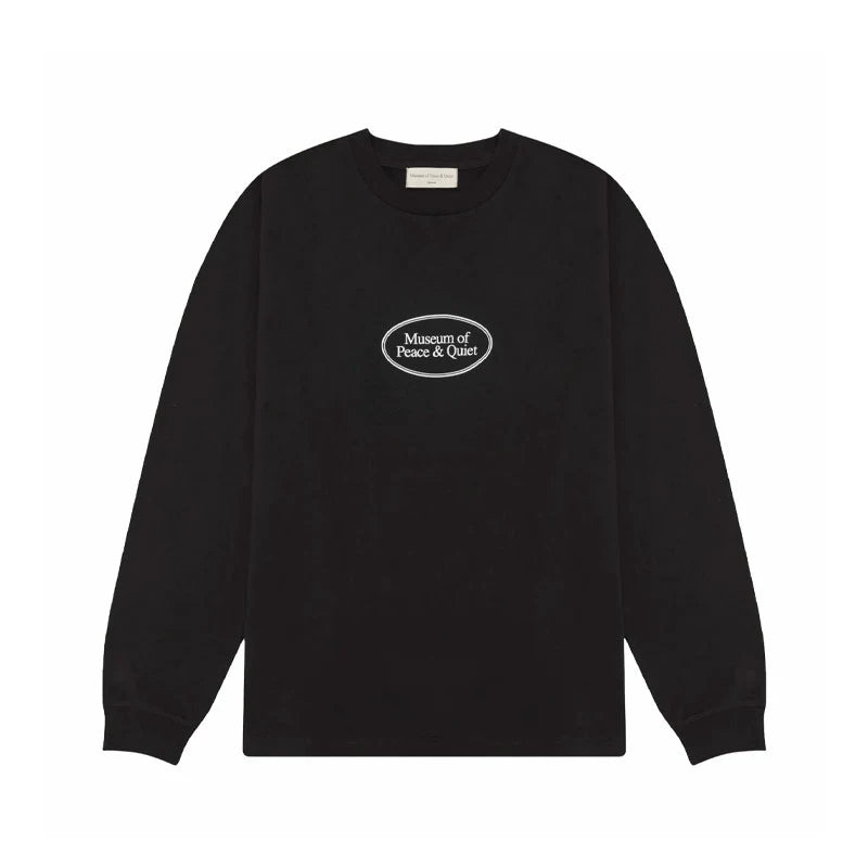 MUSEUM OF PEACE & QUIET Classic MOPQ L/S-Shirt Black