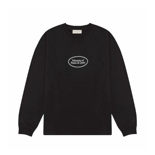 MUSEUM OF PEACE & QUIET Classic MOPQ L/S-Shirt Black