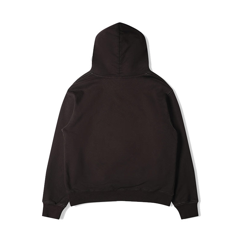 PURPLE MOUNTAIN OBSERVATORY | Garment Dye Hoody Chocolate