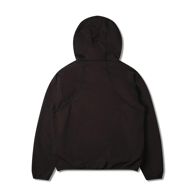 PURPLE MOUNTAIN OBSERVATORY | Advanced Soft Shell Balaclava Jacket Chocolate