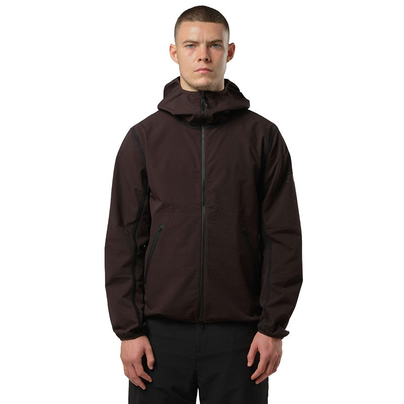 PURPLE MOUNTAIN OBSERVATORY | Advanced Soft Shell Balaclava Jacket Chocolate