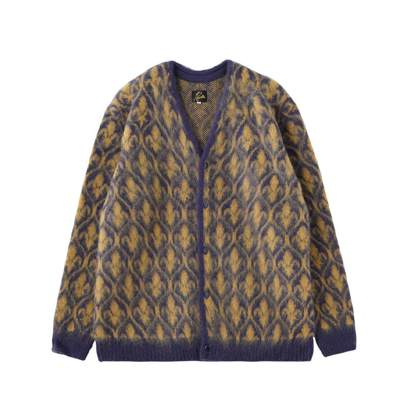 Mohair Cardigan Purple