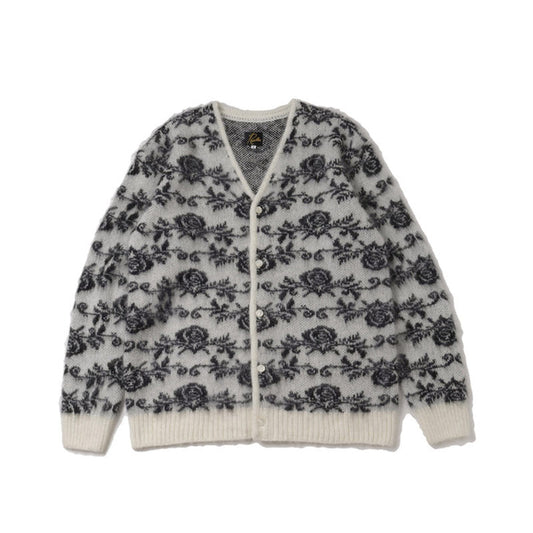 Mohair Cardigan Ice White