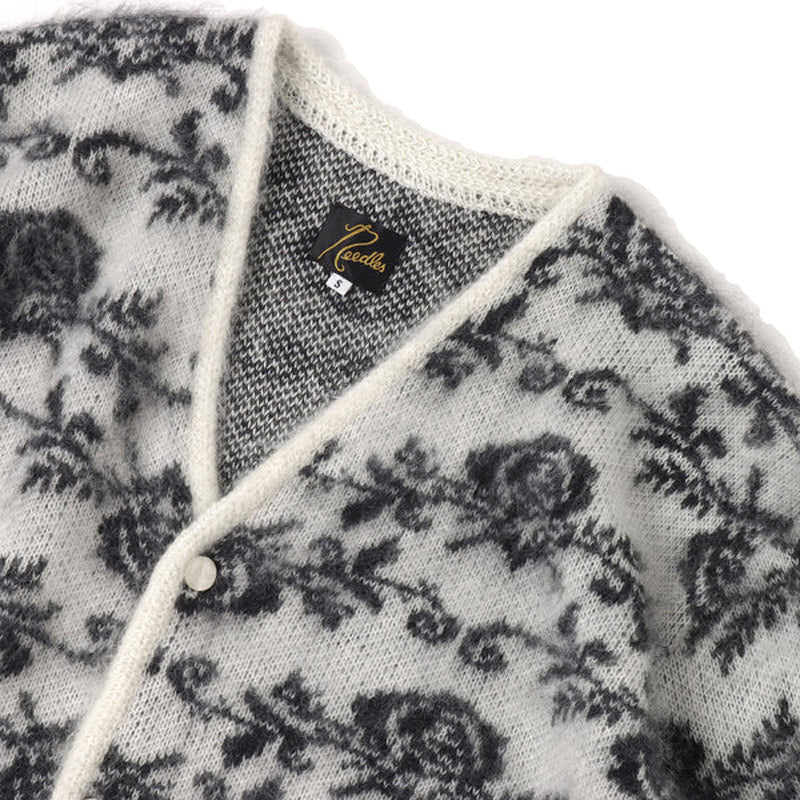 Mohair Cardigan Ice White