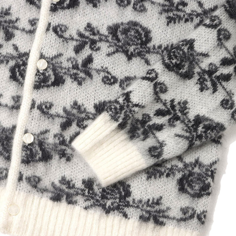 Mohair Cardigan Ice White