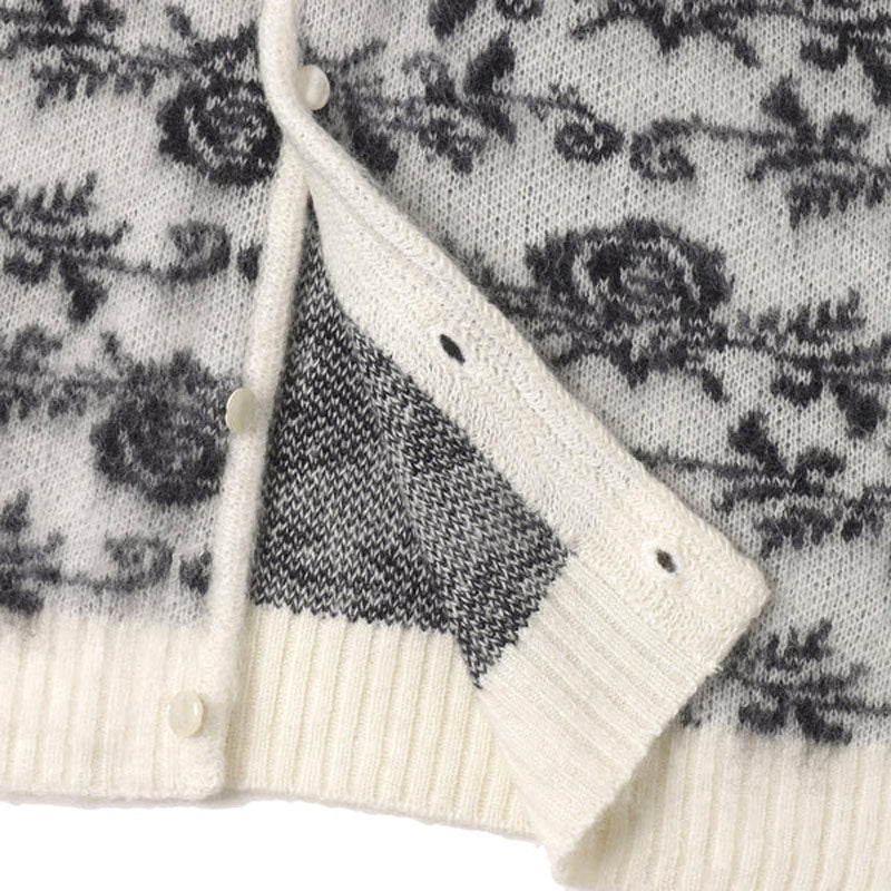 Mohair Cardigan Ice White