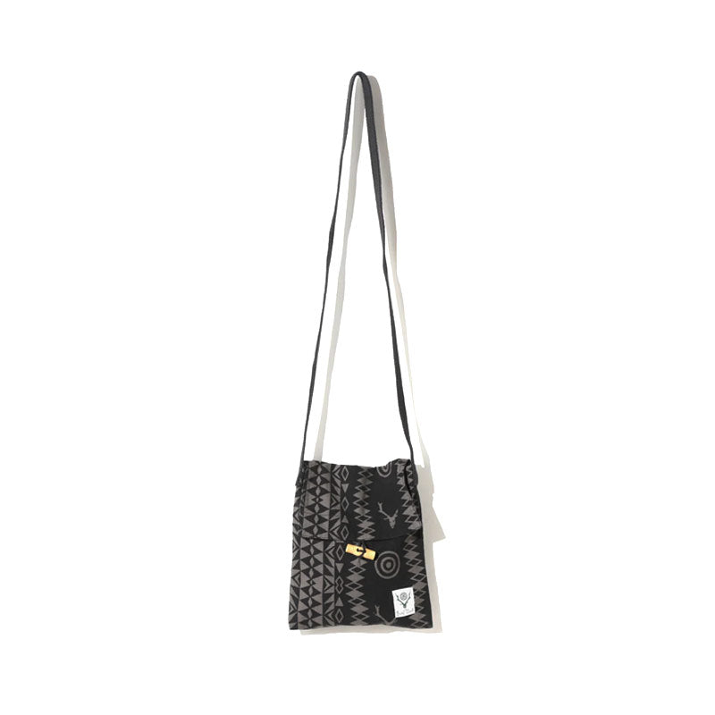 String Bag - Flannel Cloth / Printed Skull / Target