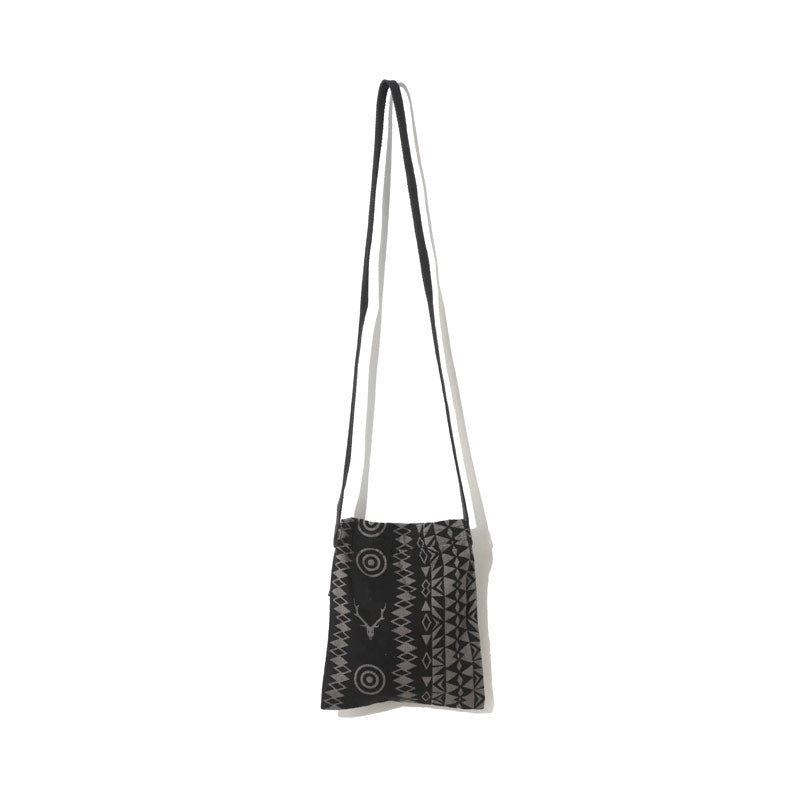 String Bag - Flannel Cloth / Printed Skull / Target