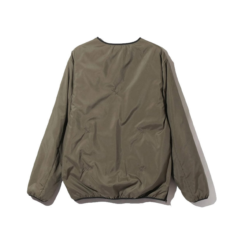 Filling Crew Neck Shirt - Poly Peach Taffeta Olive