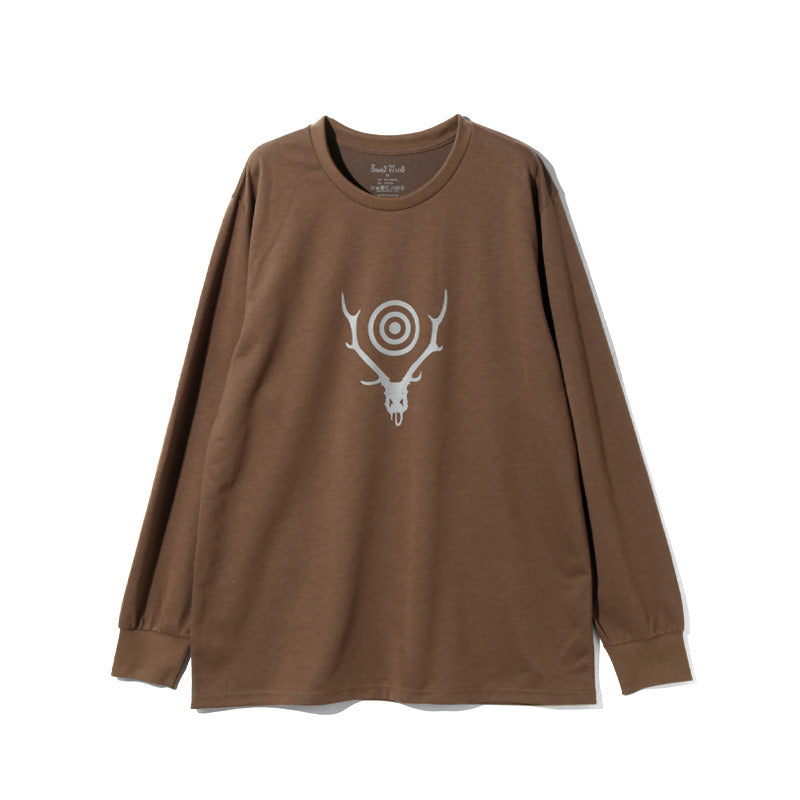 L/S Crew Neck Tee Brown