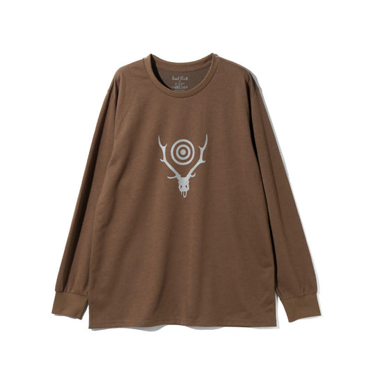 L/S Crew Neck Tee Brown