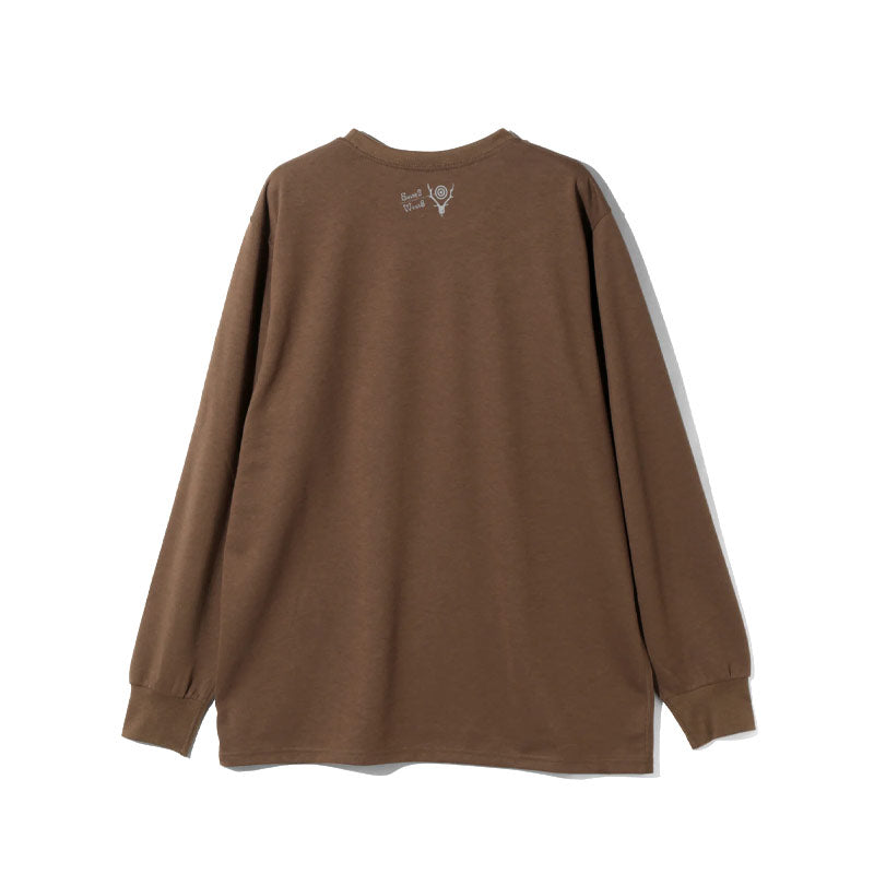 L/S Crew Neck Tee Brown
