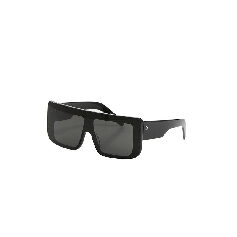 RICK OWENS Sunglasses Documenta Black Temple / Black Lens