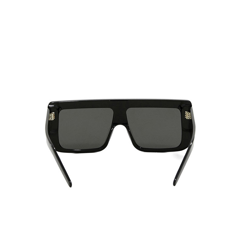 RICK OWENS Sunglasses Documenta Black Temple / Black Lens