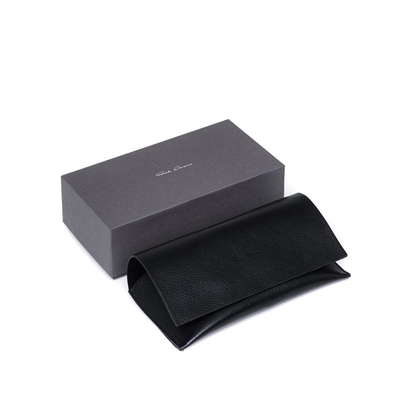 RICK OWENS Sunglasses Documenta Black Temple / Black Lens