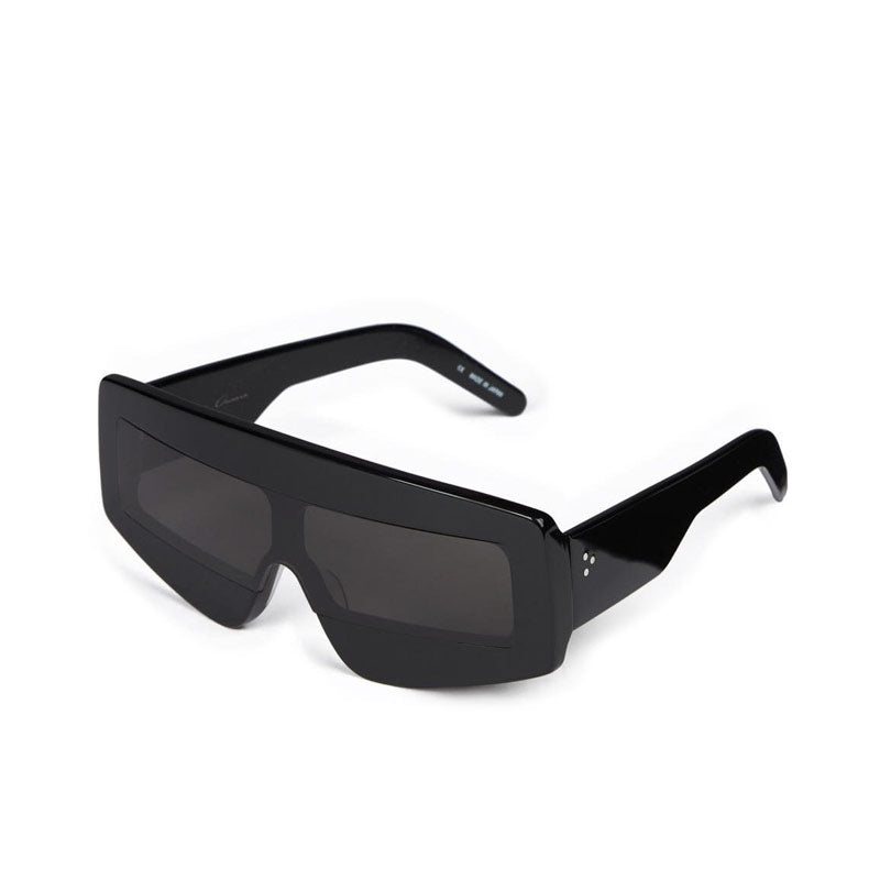 RICK OWENS x Sunglasses Phleg Black Temple / Black Lens