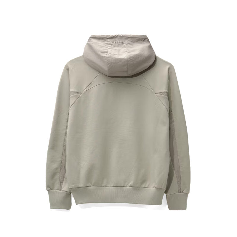 Reebok Unisex Woven Blocked Hoodie Beige