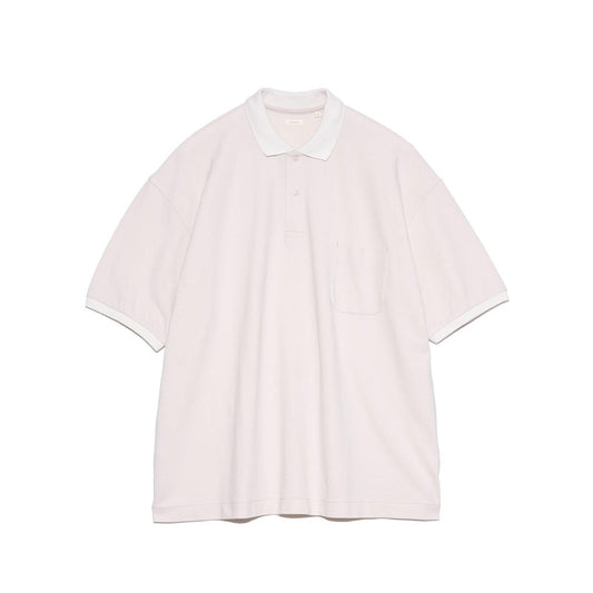 S/S Polo Shirt Grayish Pink