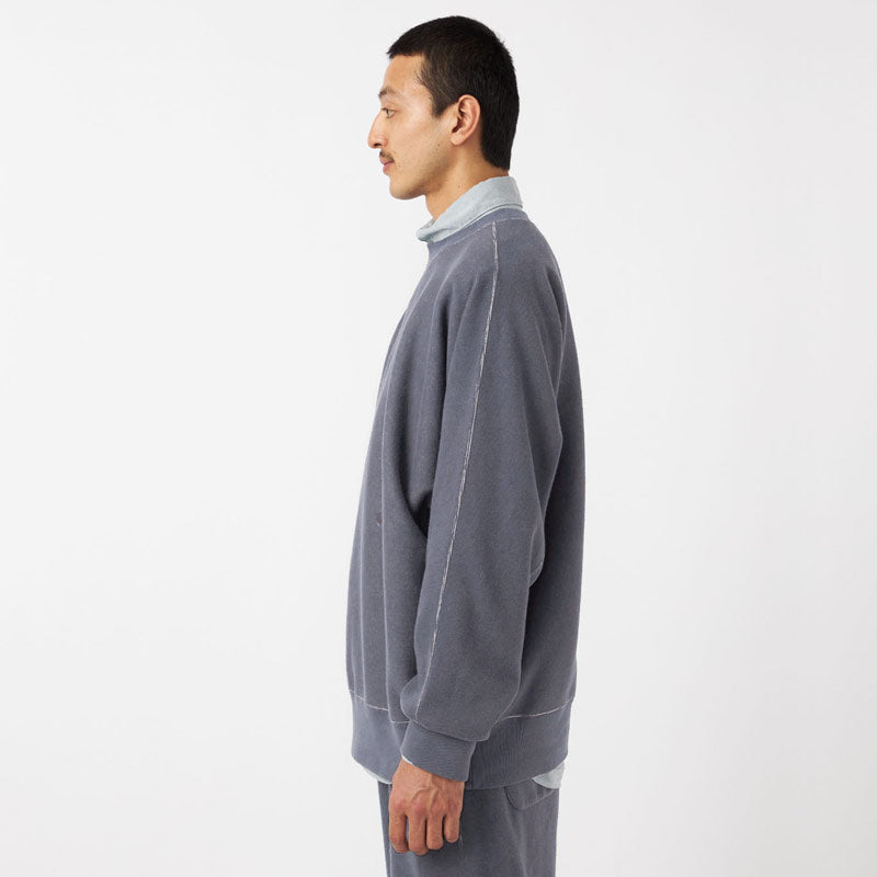 NANAMICA | Crew Neck Sweat Heather Navy