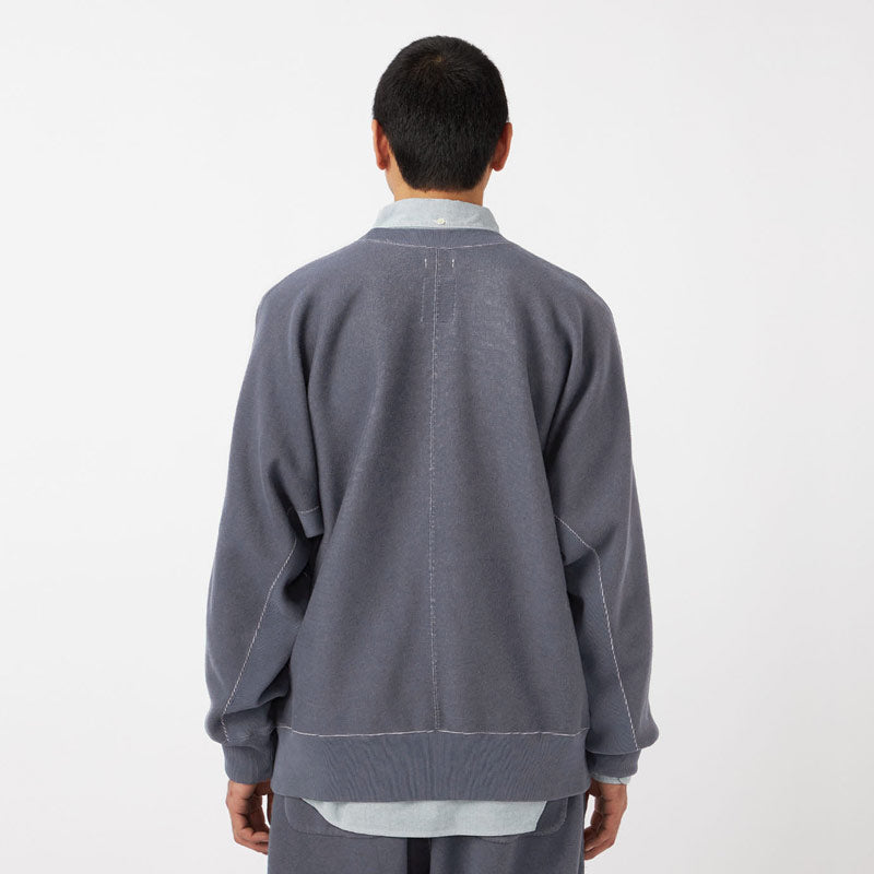 NANAMICA | Crew Neck Sweat Heather Navy