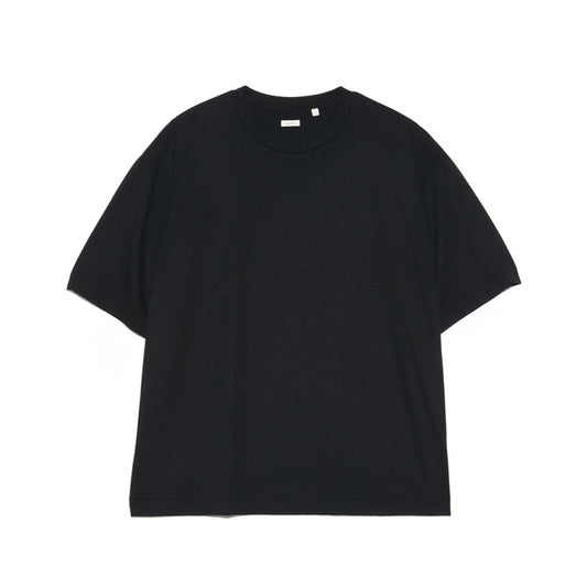 Wool Crew Neck Tee Black