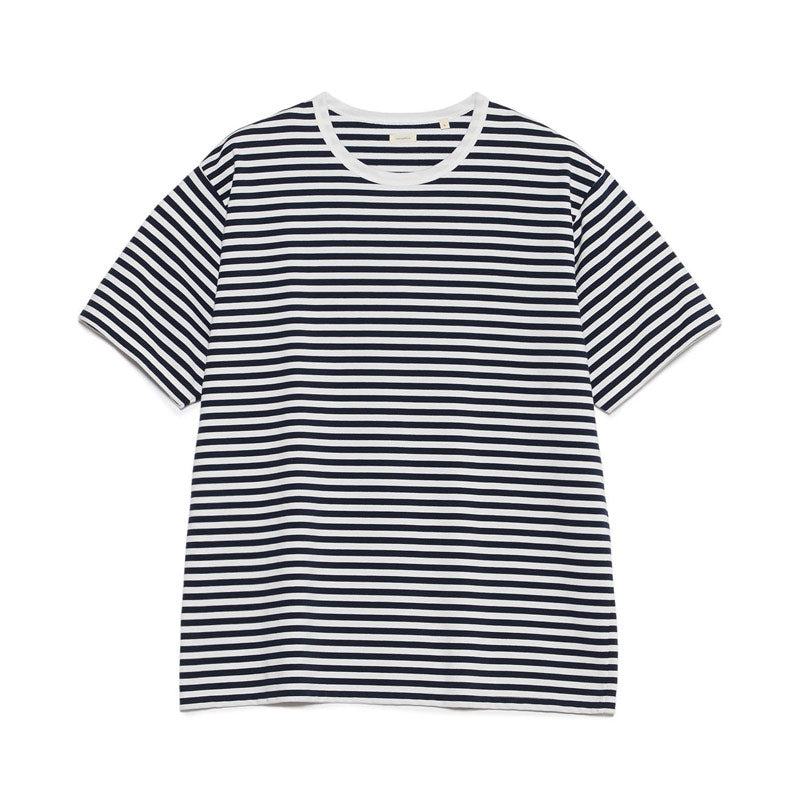 NANAMICA | Coolmax Stripe Jersey Tee Navy / White