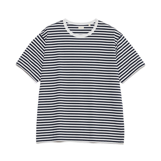 NANAMICA | Coolmax Stripe Jersey Tee Navy / White