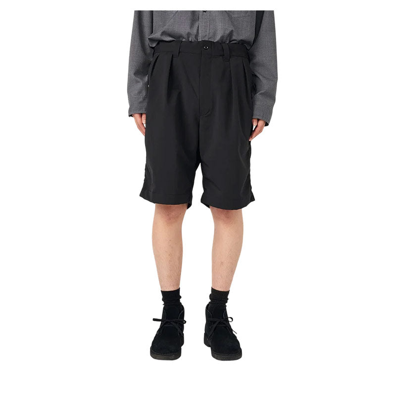 NANAMICA | Alphadry Double Pleat Shorts Black
