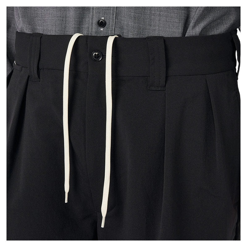 NANAMICA | Alphadry Double Pleat Shorts Black