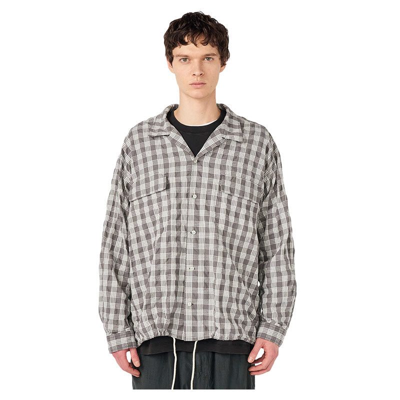 NANAMICA | Palaka Check Shirt Gray
