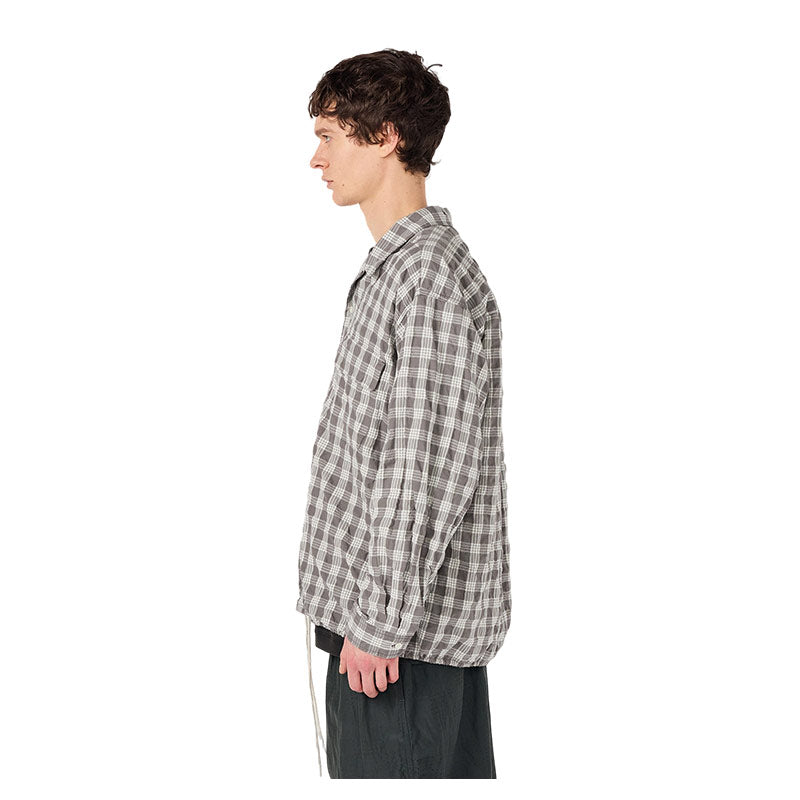 NANAMICA | Palaka Check Shirt Gray