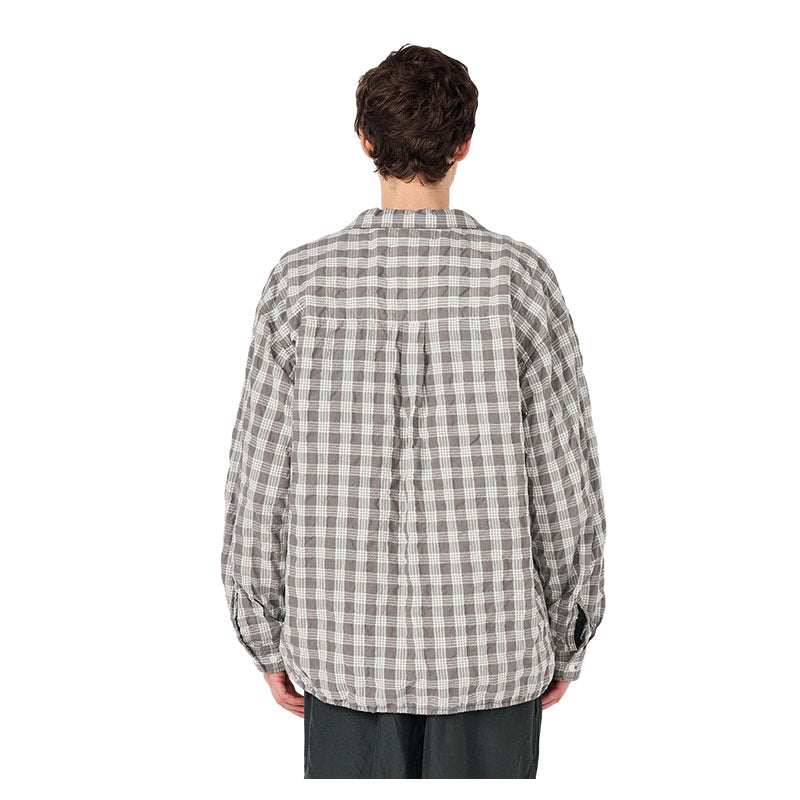NANAMICA | Palaka Check Shirt Gray