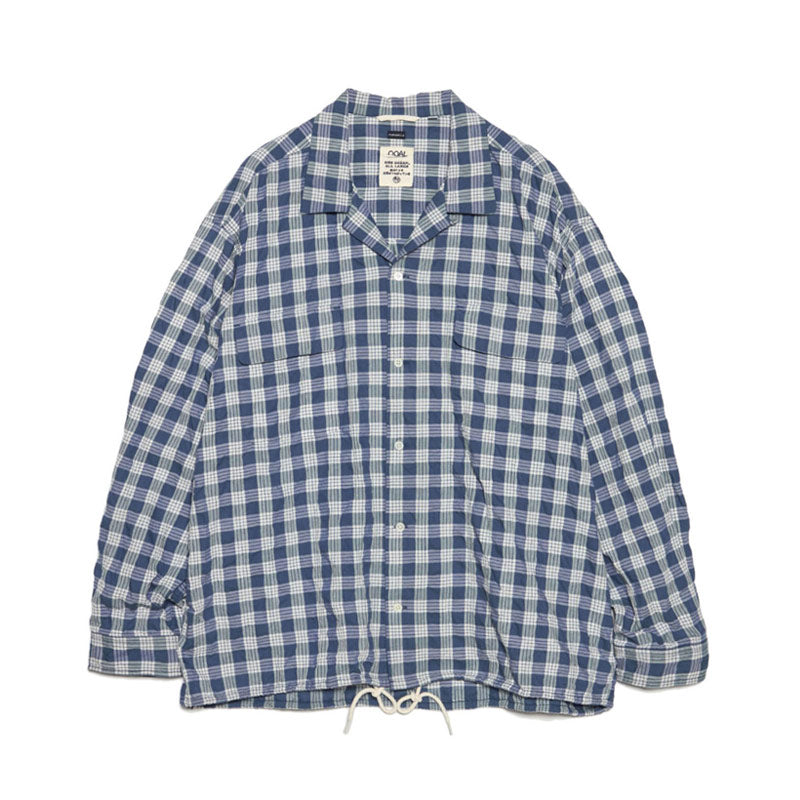NANAMICA | Palaka Check Shirt Navy