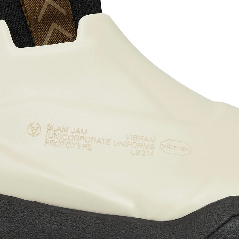 Vibram x Slam Jam Rubber Core Boots White Asparagus / Black