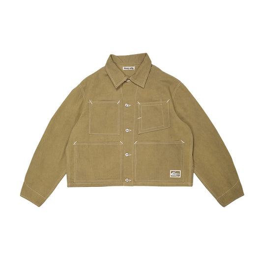 STORY MFG. | Post Jacket Olive Wonky-Wear