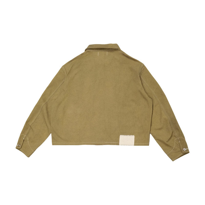 STORY MFG. | Post Jacket Olive Wonky-Wear