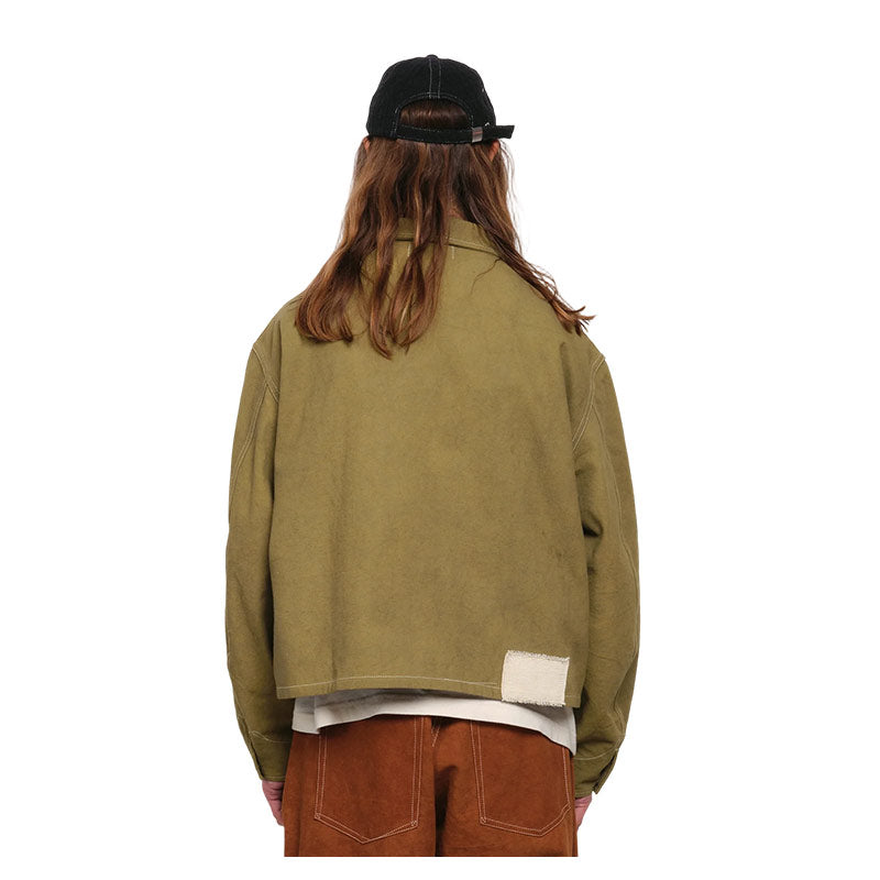 STORY MFG. | Post Jacket Olive Wonky-Wear