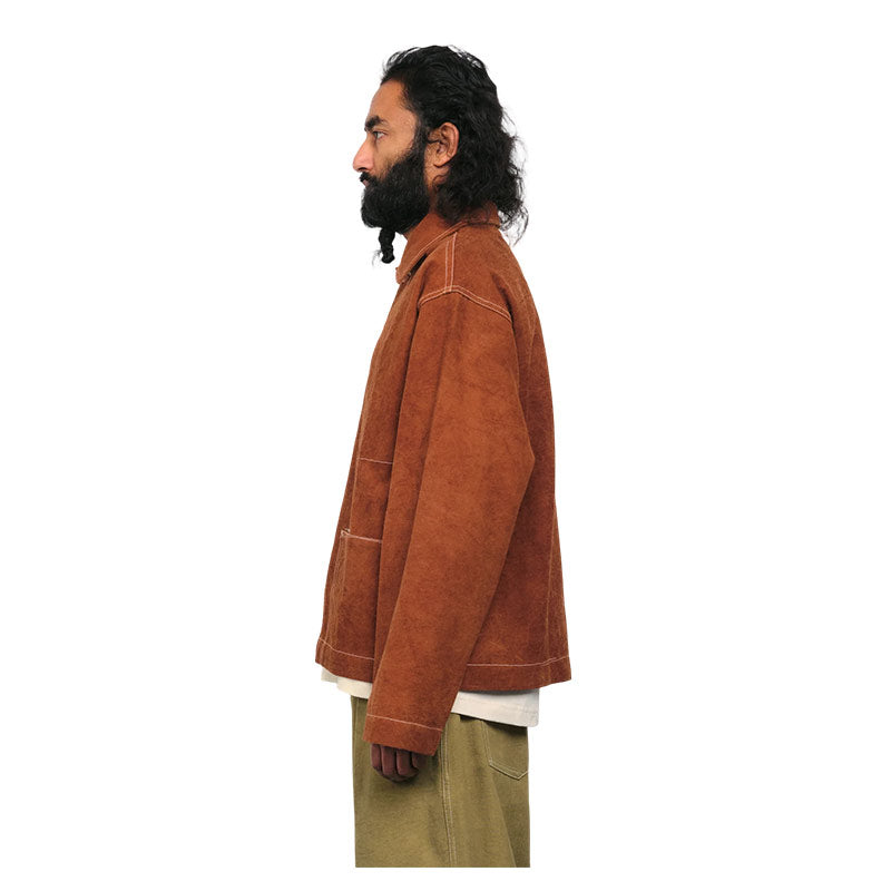STORY MFG. | Sot Jacket Brown Wonky-Wear