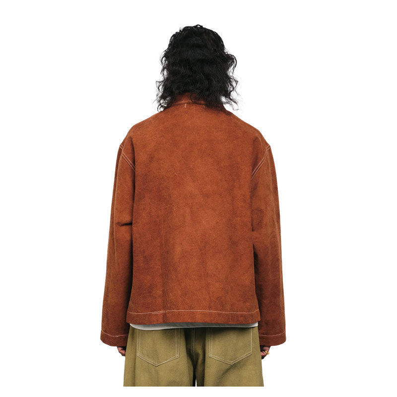 STORY MFG. | Sot Jacket Brown Wonky-Wear