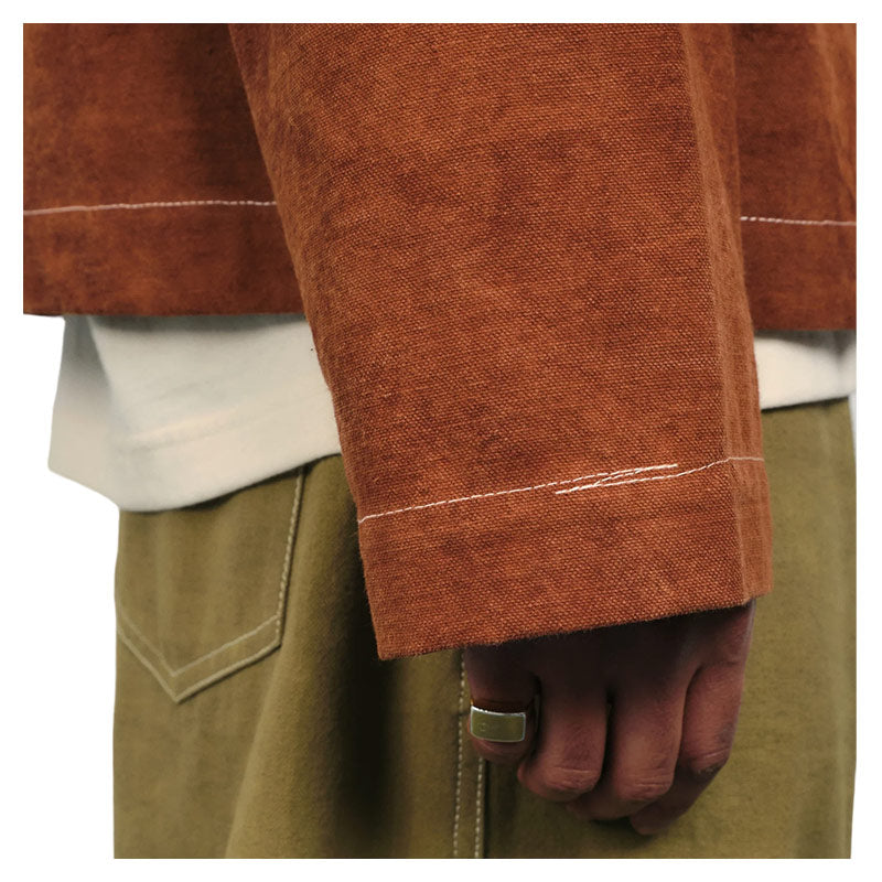 STORY MFG. | Sot Jacket Brown Wonky-Wear