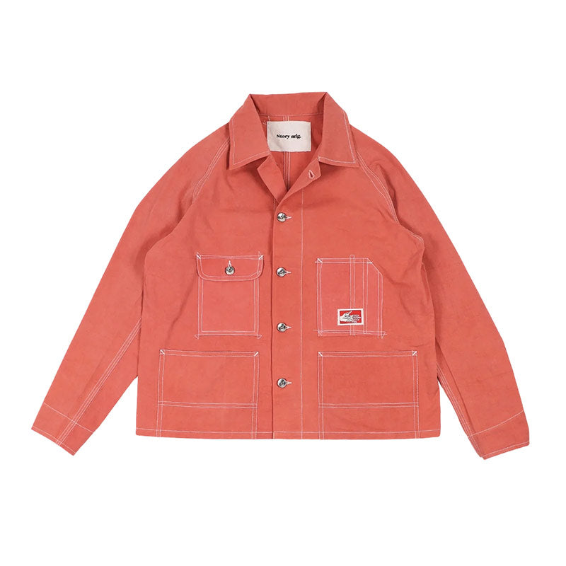 STORY MFG. | Sot Jacket Pink Wonky-Wear
