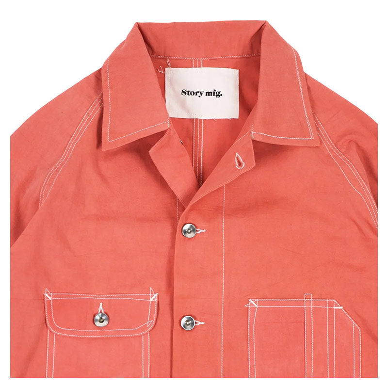 STORY MFG. | Sot Jacket Pink Wonky-Wear
