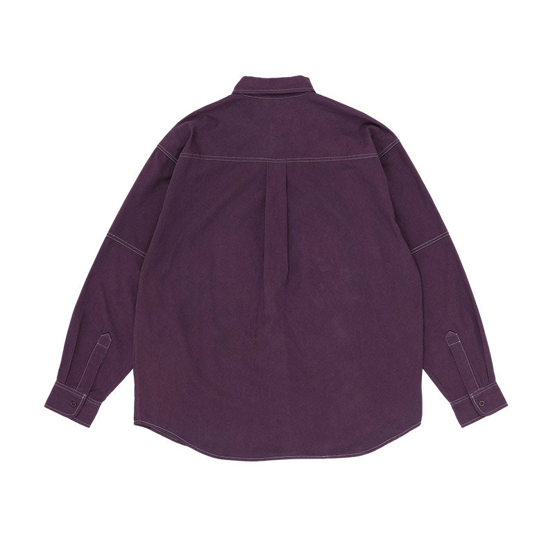 STORY MFG. | Harvest Shirt Purple Fish