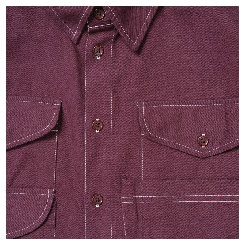 STORY MFG. | Harvest Shirt Purple Fish