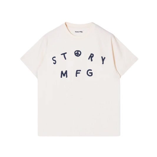STORY MFG. | Grateful Tee SS Crochet Peace