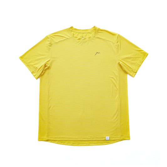 CAYL x Stripe Logo Short Sleeve Tee Yellow